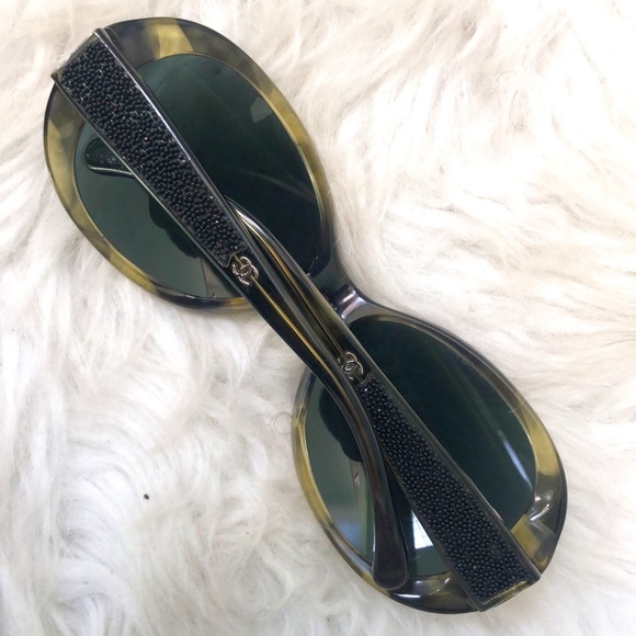 Chanel Women\'s 1174/3m Black Frame Full Rim Oversized Sunglasses W/ Coa main image 9
